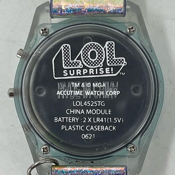 LOL Surprise Digital Light Up Clear Case Translucent Band Watch NWOT - Picture 7 of 9